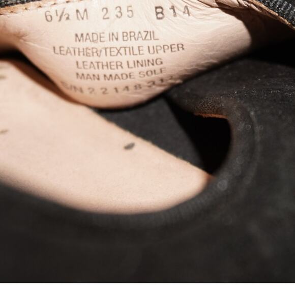 Tory Burch Ollie Black Suede Polka Dot Wedge Sandals Women’s 6.5M Made in Brazil - Picture 12 of 12